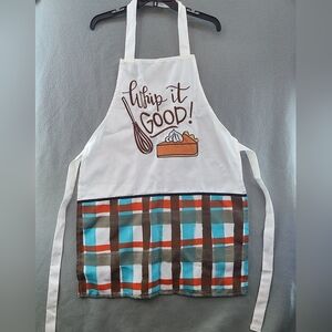 HOBBY LOBBY Embroidered Whip It Good Apron